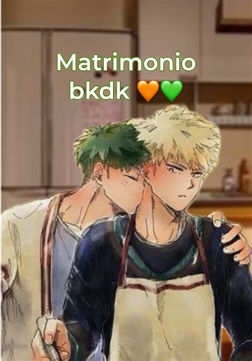 ＼(٥⁀▽⁀ )／𝐌𝐚𝐭𝐫𝐢𝐦𝐨𝐧𝐢𝐨 𝐛𝐤𝐝𝐤🧡💚 ☆*:・ﾟPueden pasar años y Bakugou jamás dejará de preocuparse por la mala alimentación que su distraído esposo. Hoy es uno de esos días jaja 👀 ¡Hola fresis!🍓🍰, les traigo videito bkdk porque en el live de ayer me lo pidieron mucho y acá lo tienen 🧡💚 espero les guste, los amo.
