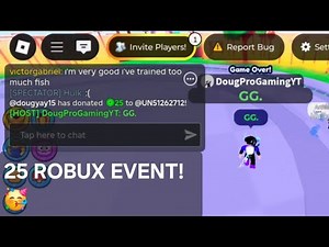 🎉 25 Robux Event! in Roblox Donation Games!