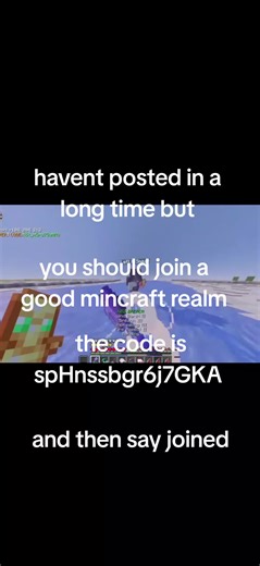 #bedrock #join #mincraft #realm #fyp