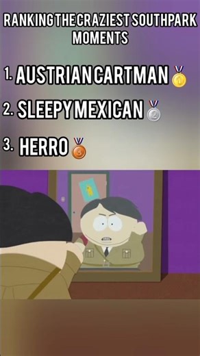 CRAZIEST South Park Moments 😳🔥 #shorts