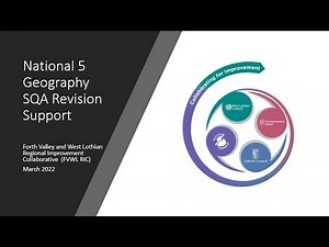 FVWL RIC National 5 Geography SQA Supported Study