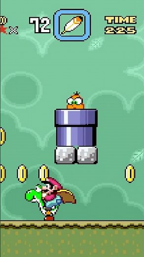 Find the secret exit in Forest of Illusion 4 - Super Mario World #retrogaming