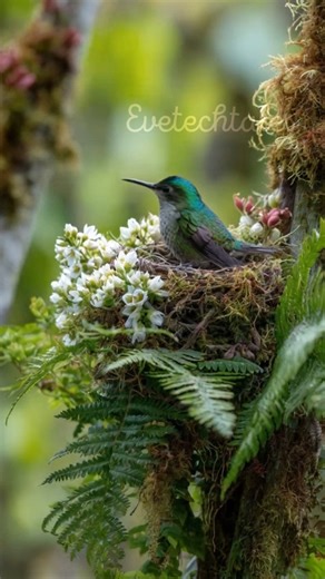 Some hummingbirds travel thousands of miles during migration, despite their delicate size. 🌍 Fun fact: The Ruby-throated Hummingbird can fly nonstop across the Gulf of Mexico. #unwind #animalwelfare #happyvibes #EveTechTales #HailuoAI | Evetechtales