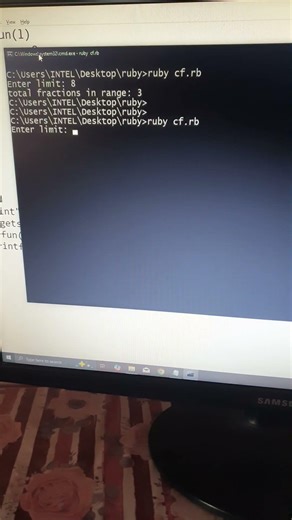 Ruby | Euler project 'counting fractions in range' | CodeLearning