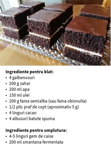 Prajitura cu cacao si gem de caise. Reteta in comentarii | Lumea Noastra