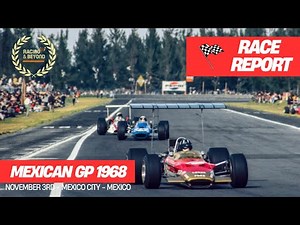 Formula 1 1968 Mexican GP - Hill World Champion - F1 Highlights