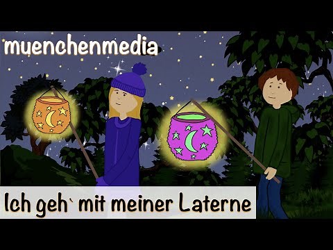 Ich geh`mit meiner Laterne - St Martin Lied - Kinderlieder deutsch - muenchenmedia