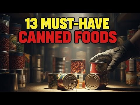 13 Canned Foods Every Prepper Pantry MUST HAVE