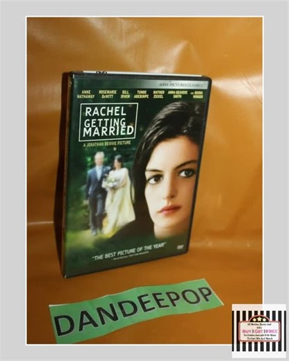 dandeepop on Instagram: "Experience awesomeness! Introducing Rachel Getting Married (DVD, 2009), available now at an amazing price of $7.99"