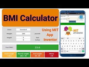 BMI CALCULATOR app using MIT app inventor #app #bmi #calculator #inventor #coding #programming #tech