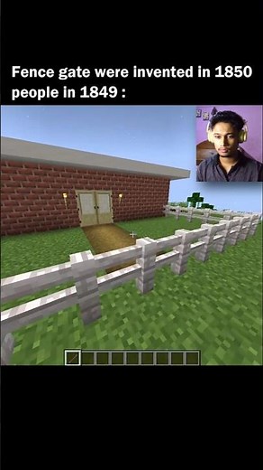 Minecraft Fence Gate Moments #minecraft