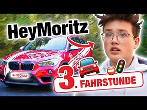 Third driving lesson with HeyMoritz *CONTINUED* 🚘 | Fischer Academy
