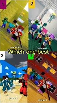 4 ninja are fighter #shorts #viral #minecraft
