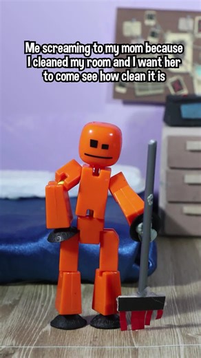 🧹🤖 When I call my mom to show her I cleaned my room: StikBot: Ready for my gold star now! ✨🏅 Mom: “That’s it?” 😅 #StikBotSays #CleanRoomProud #MomLook #RelatableBot #ZingToys #ToyTok #StopMotionFun #FYP #ViralToys #IActuallyCleaned #HouseChoresBot