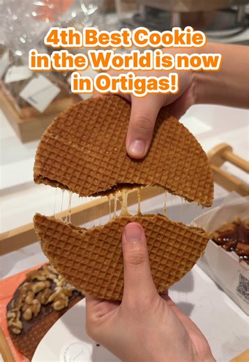 4th Best Cookie in the World is now in Ortigas! 🍪 #cookie #stroopwafel #stroopwafels #dessert #ortigas