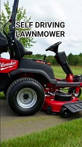 Self driving lawnmower electric robot mower #shorts #robot #lawncare #machine #milwaukee #tools #diy