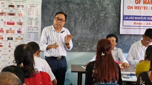 10K views · 150 reactions | MEETEI MAYEK SCRIPT Ki maramda Dr Ch Manikumar dagi experience khara. LALANG MANIPURI HIGH SCHOOL, PAILAPOOL 24 June 2025 #meetei #Manipuri #followforfollowback #followers #highlights Full video click on the link https://youtu.be/90Ou0ZWR77Y?si=BJ_wpRMiZiJpc9Xk | Cacharlive | Facebook