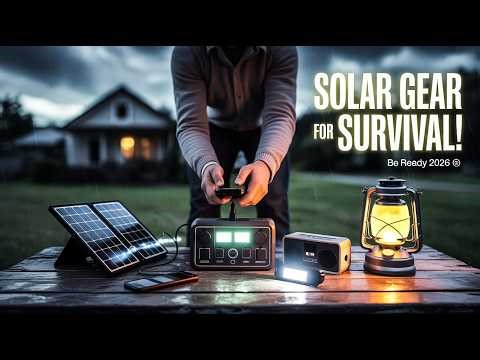 Top 6 Best Solar Gear For Disaster Preparedness 2026!