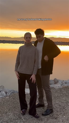 rachel holmes tia on Instagram: "he’s a natural😍🤭 #husband #modeling #married #posing #husbandandwife"