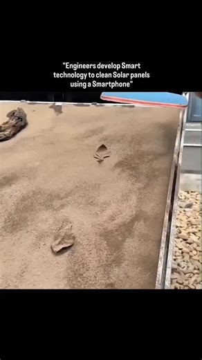 Knowledge matrix on Instagram: "Engineers have unveiled a cutting-edge system that lets users clean solar panels remotely through a smartphone. This breakthrough merges automation, smart technology, and sustainability, ensuring maximum solar efficiency with minimal effort all it takes is a single tap. #didyouknow #technology #innovation"