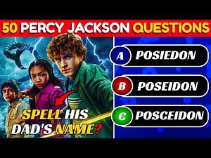 Ultimate Percy Jackson Quiz (Season 1 & 2) ⚡🔥 | 50 QUESTIONS!