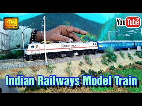 Indian Railways WAP-7 Model Run | Indian Model Train | HO Scale Model Train | train videos