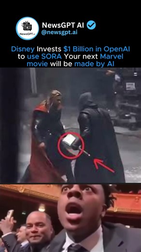 Disney just closed the deal of 1 Billion USD with OpenAI #ainews #aitools #aiprompt #newsgptai