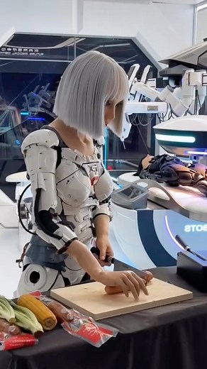 Panda on Instagram: "Robot cooking 🧑‍🍳 Create @songmeitingya"