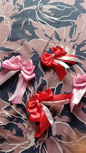make bow hair pin