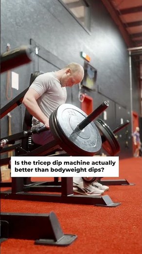 Machine dips vs bodyweight dips which is better #fitness #triceps #gymtips