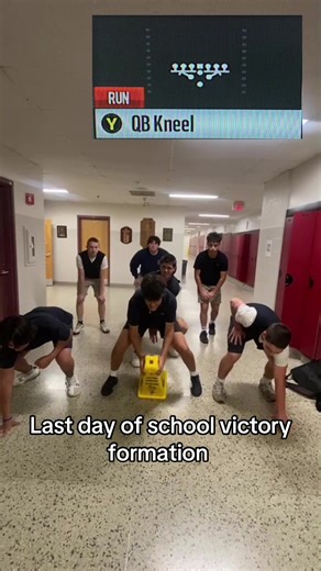 Celebrating the Last Day of School with Victory Formation