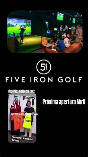 FIVE IRON GOLF ⛳ PATROCINADOR CLUB CLÍNICA ALEJANDRO SANZ ⭐