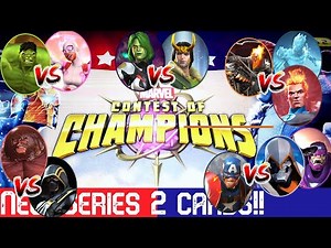 Marvel Contest of Champions Arcade Series 2 Gameplay - Taskmaster, Gwenpool, & more