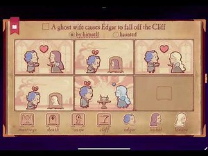 Storyteller: Aghost wife causes Edgar o fall off the Clif