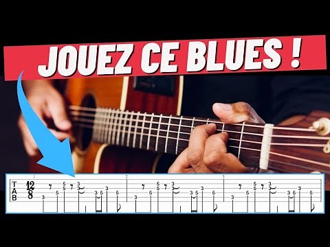 JOUEZ CE RIFF BLUES INCONTOURNABLE à la GUITARE ACOUSTIQUE ou ÉLECTRIQUE (Tuto Guitare Blues Facile)