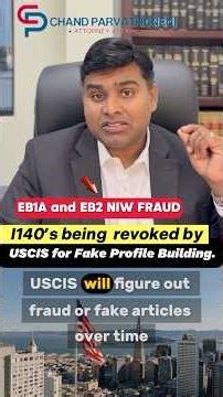 🚨 EB1A & NIW FRAUD ALERT