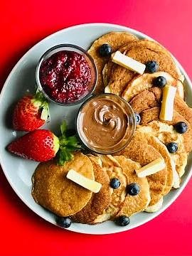 Easy Almond Flour Pancakes 1net carb -keto /paleo/low carb