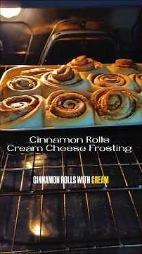 HOMEMADE CINNAMON ROLLS 🤤 🔥#recipe #howto #baking