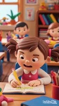 Story of Pencil and Rubber #animalstory #funny #kids #animation