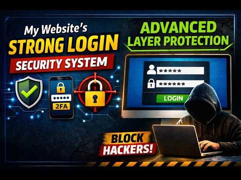 How I Use Strong Login Security for My Website | Strong Login Security for My Website #seo