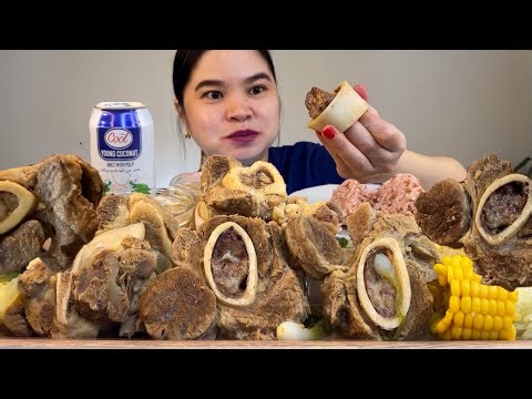 BONE MARROW BULALO MUKBANG | Pinoy Mukbang | HANIMACE TV