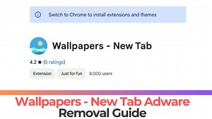 Wallpapers - New Tab Browser Virus Removal [5 Min]