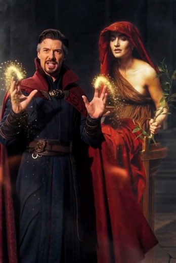 Doctor Strange & Pythia, the legendary Oracle of Delphi 😄 😁 😃 😆