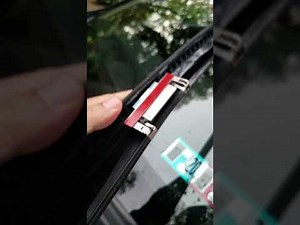 How to fix leaking windshield and reinstall broken windshield trim Acura TSX