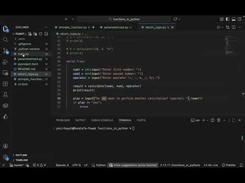15 - Keyword and Positional Argument in Functions