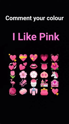 I like pink 🩷 #pink #colors #shorts