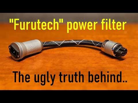 Fake "Furutech" power cable filter - let's take a look inside!