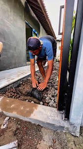 Kita ganti batu dengan decking plastik | Keluarga Bapak Arsono