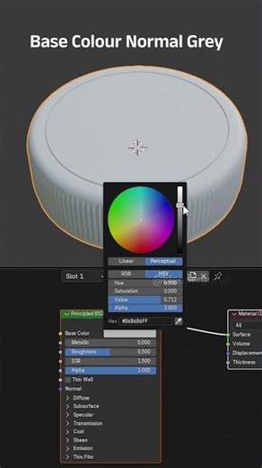 How To Create Metalic Highlight in blender