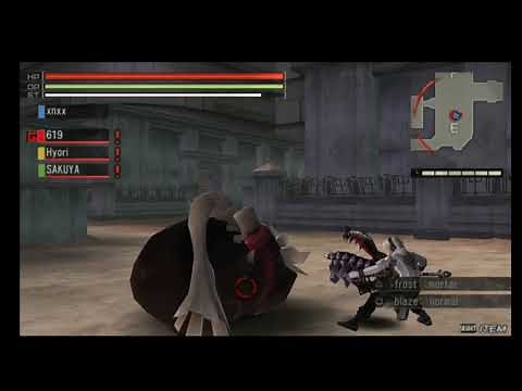GOD EATER BURST - GAMEPLAY MULTIPLAYER PPSSPP